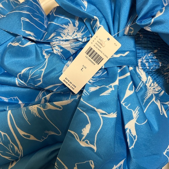 Anthropologie Floral Dress with Bow (size L) - Picture 5 of 5